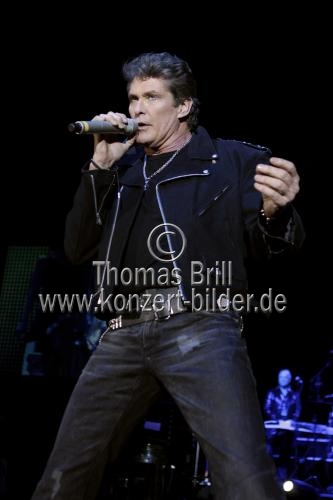 Amerikanische Schauspieler und Sänger David Hasselhoff gastiert auf seiner 